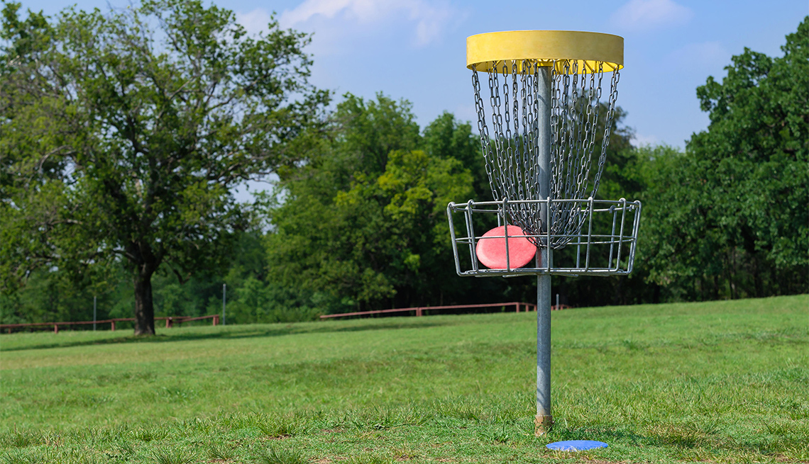 camp de disc golf de gespa